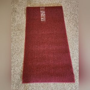 47" × 24" Red Carpet Runner Rug NEW!